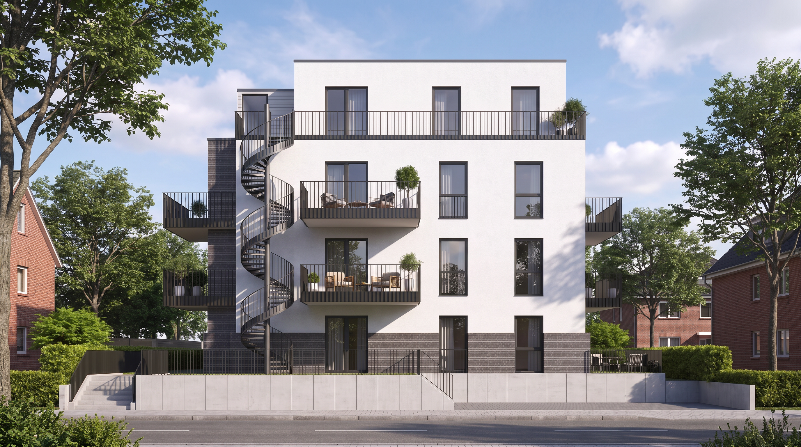 Außenvisualisierung Schulau-Quartier
